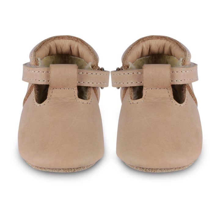 Patucos con forro Elia de cuero | Beige- Imagen del producto n°2