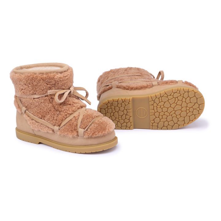 Inuka Fur-Lined Boots Beige- Imagen del producto n°4