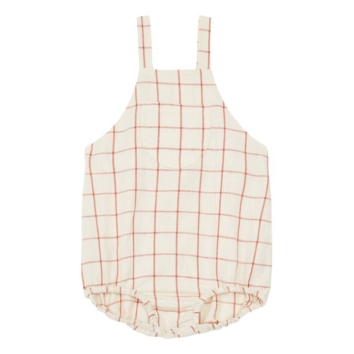 Organic Cotton Romper Ecru- Product image n°0