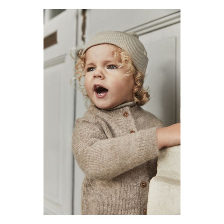 Cardigan Alpaga Kobenhavn | Beige- Image produit n°1