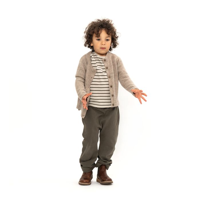 Kobenhavn Alpaca Cardigan | Beige- Produktbild Nr. 3