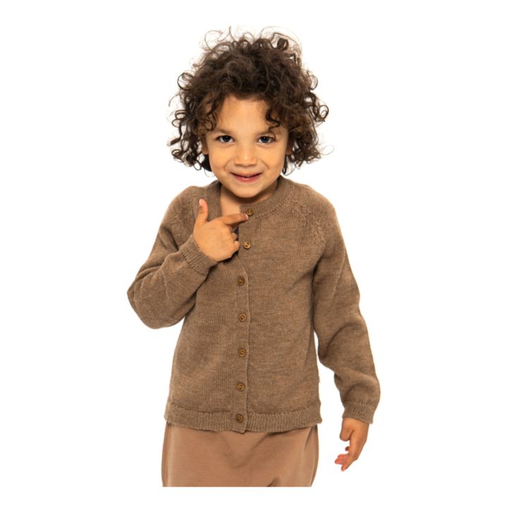 Cardigan Alpaga Kobenhavn | Camel- Image produit n°4