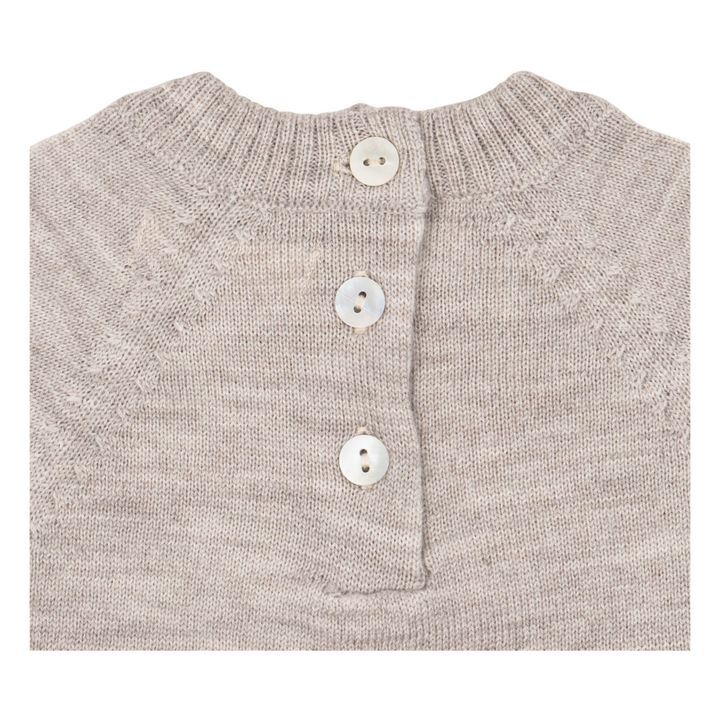 Delmar Merino Wool Jumper | Gris Claro- Imagen del producto n°4