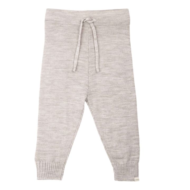 Denmark Merino Wool Harem Pants | Light grey- Product image n°0