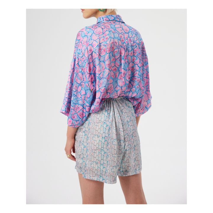 Doll Cell Print Shorts Azul Cielo- Imagen del producto n°4