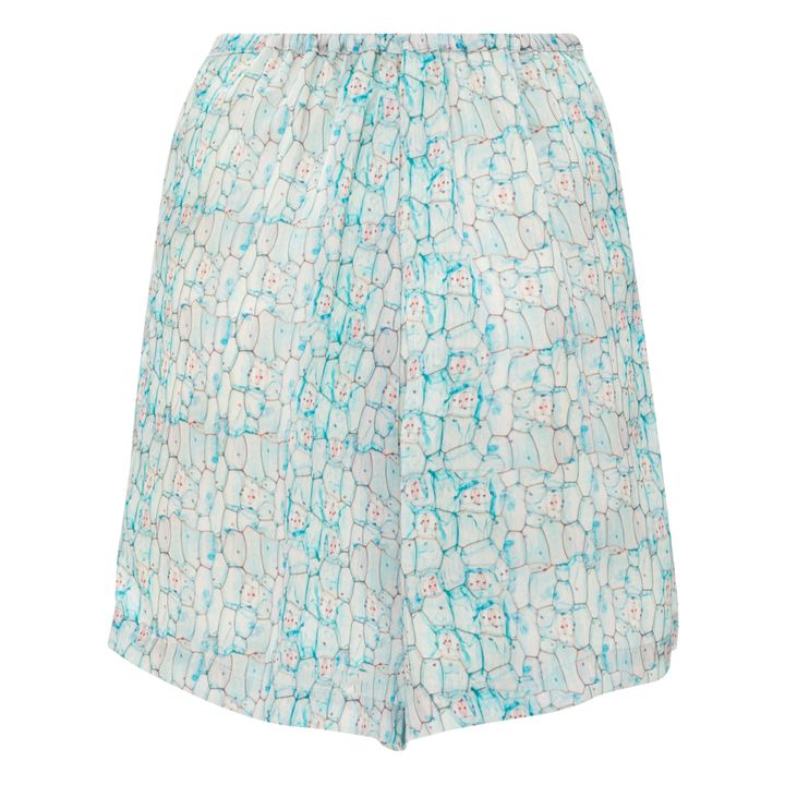 Short Doll Imprimé Cellules | Bleu ciel- Image produit n°5