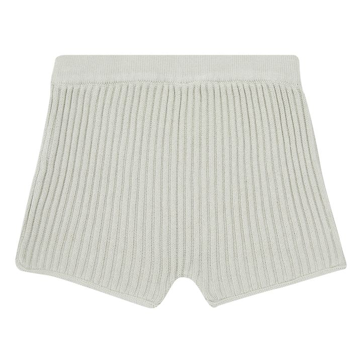Short Maille Côteléee Gris- Image produit n°1