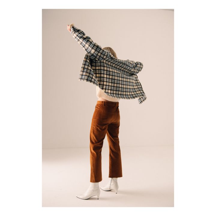 Bonnie Pecan Woollen Jacket | Seidenfarben- Produktbild Nr. 0
