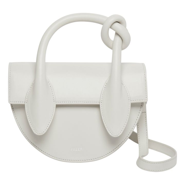 Pretzel Leather Bag | Bianco- Immagine del prodotto n°0