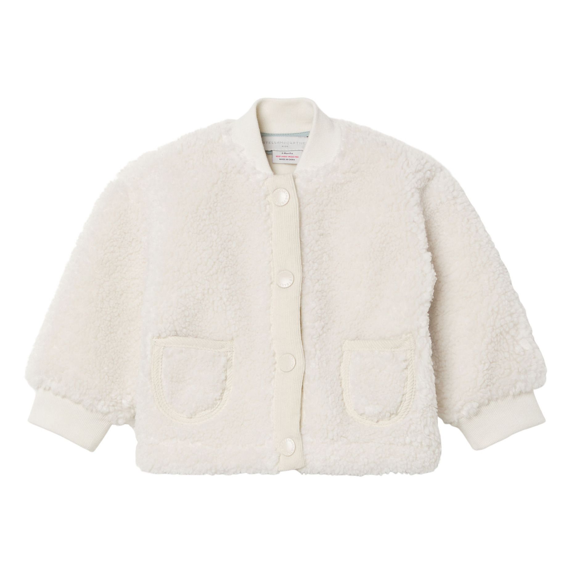 Recycled Polyester Sherpa Jacket | Crudo- Imagen del producto n°0