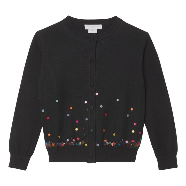Sparkly Knitted Cardigan | Nero- Immagine del prodotto n°0