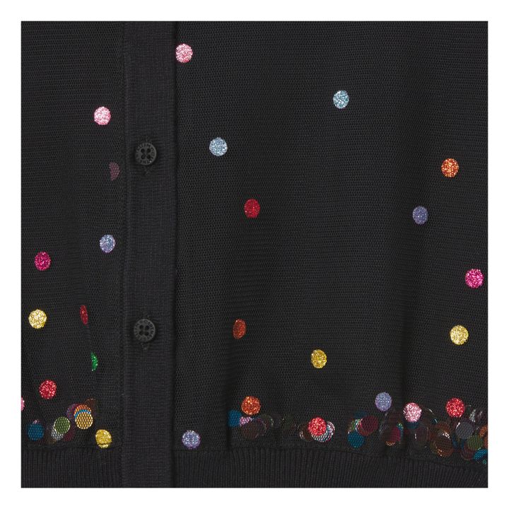 Sparkly Knitted Cardigan | Nero- Immagine del prodotto n°1