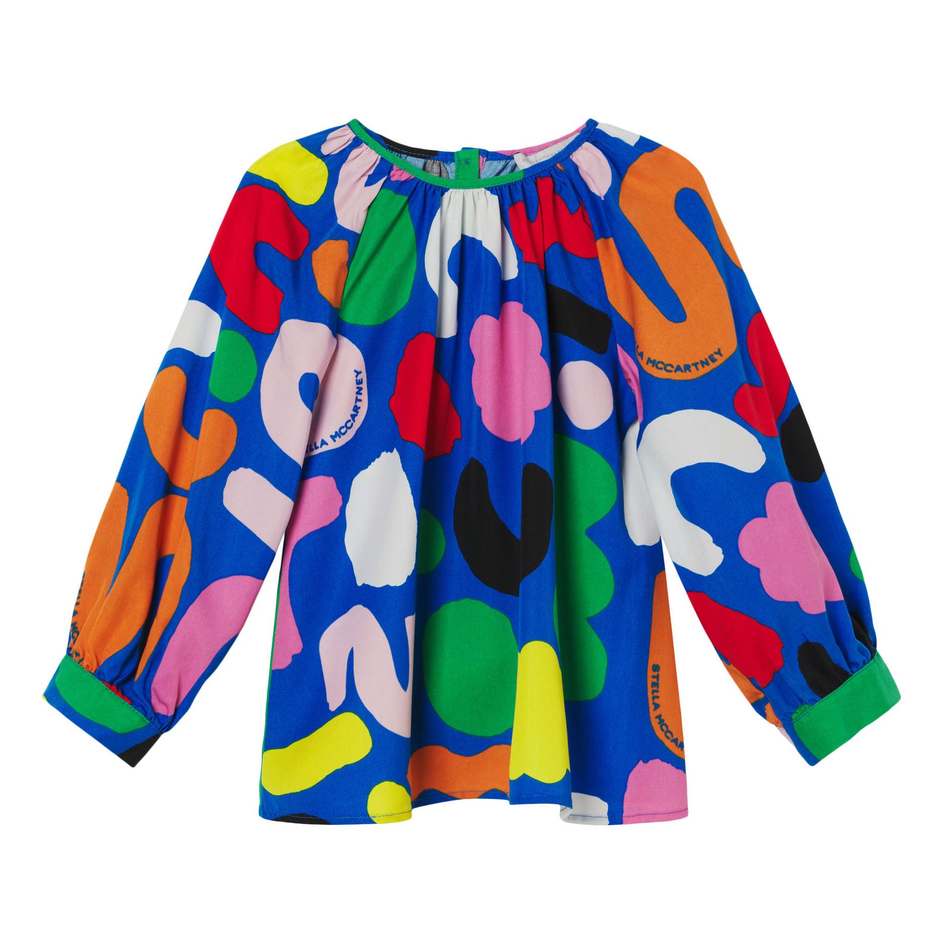 Tencel Shape Blouse | Blue- Product image n°0