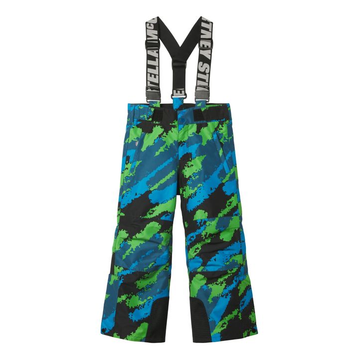 Pantalon de Ski Tricolore Polyester Recyclé - Collection Ski | Noir- Image produit n°0