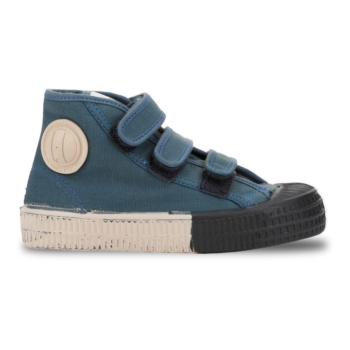 High-Top Velcro Sneakers | Azul- Imagen del producto n°0