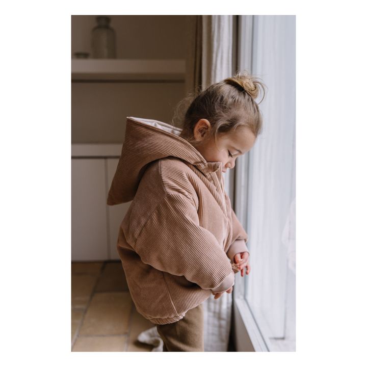 Frio Organic Cotton Corduroy Coat | Rosa- Imagen del producto n°4