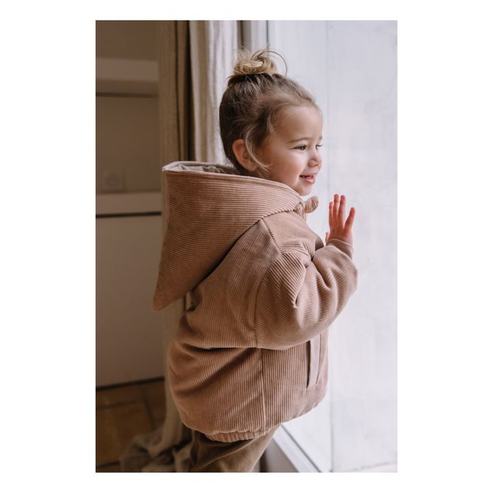 Frio Organic Cotton Corduroy Coat | Rosa- Imagen del producto n°5
