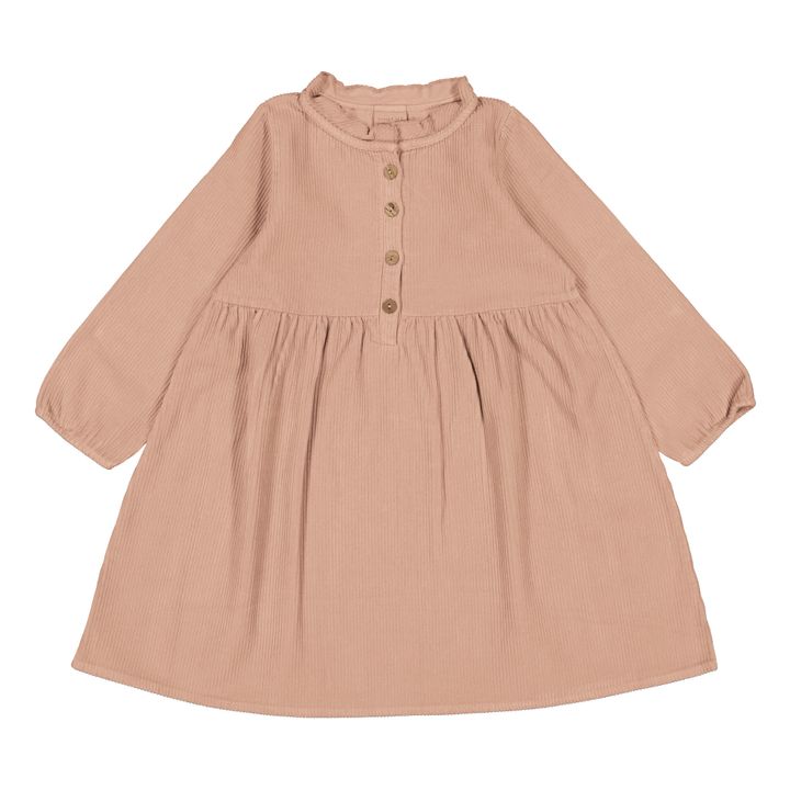 Vermont Organic Cotton Corduroy Dress | Rosa- Produktbild Nr. 0