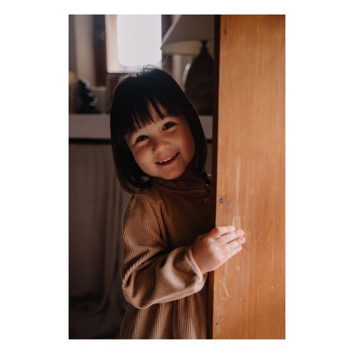 Vermont Organic Cotton Corduroy Dress | Rosa- Produktbild Nr. 5