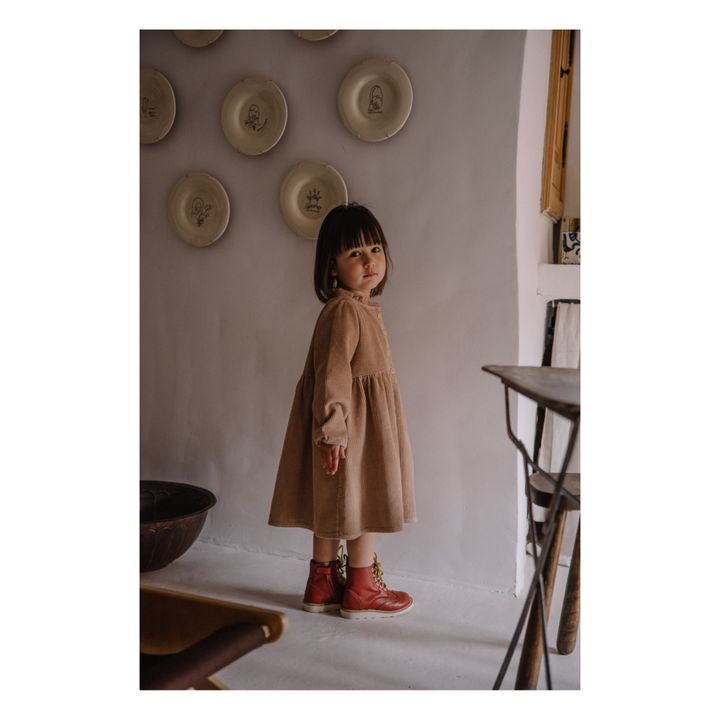 Vermont Organic Cotton Corduroy Dress | Rosa- Produktbild Nr. 6