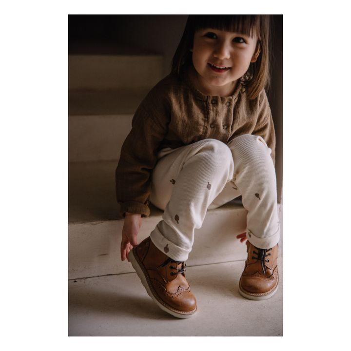 Rom Pom Organic Cotton Leggings | Seidenfarben- Produktbild Nr. 2