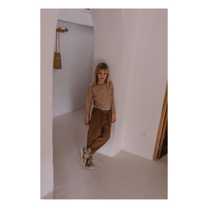 Olympe Organic Cotton Muslin Blouse | Rosa- Imagen del producto n°2