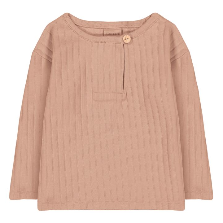Tee-shirt Coton Bio Orso | Rose- Image produit n°0