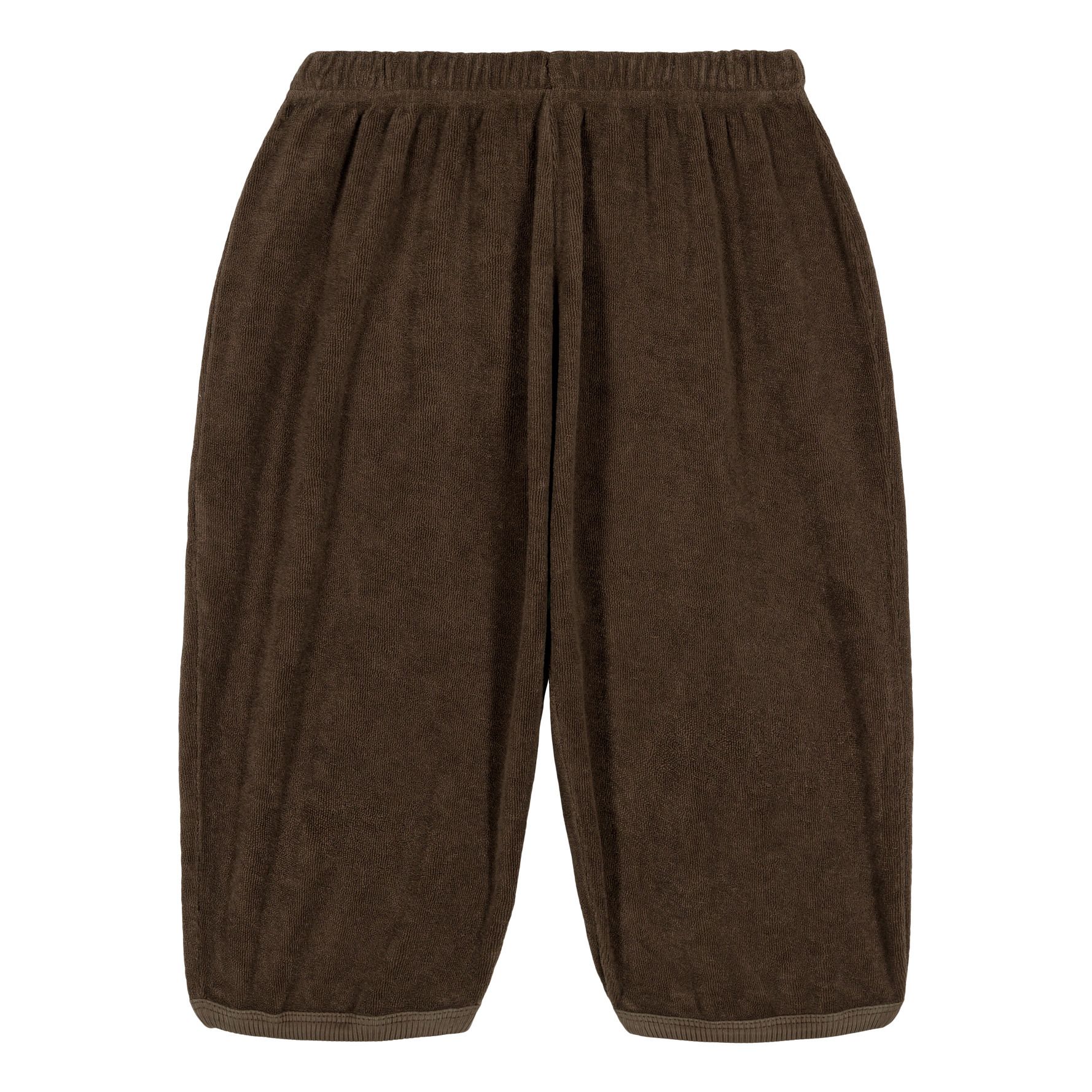 Pantalon Eponge Coton Bio Porgy | Marron- Image produit n°0
