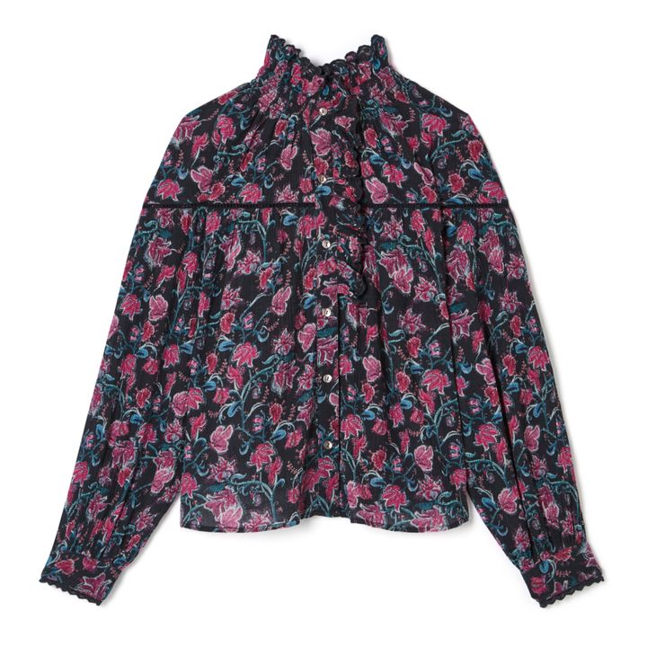 Lisoo Organic Cotton Blouse - Women’s Collection - Nachtblau- Produktbild Nr. 0