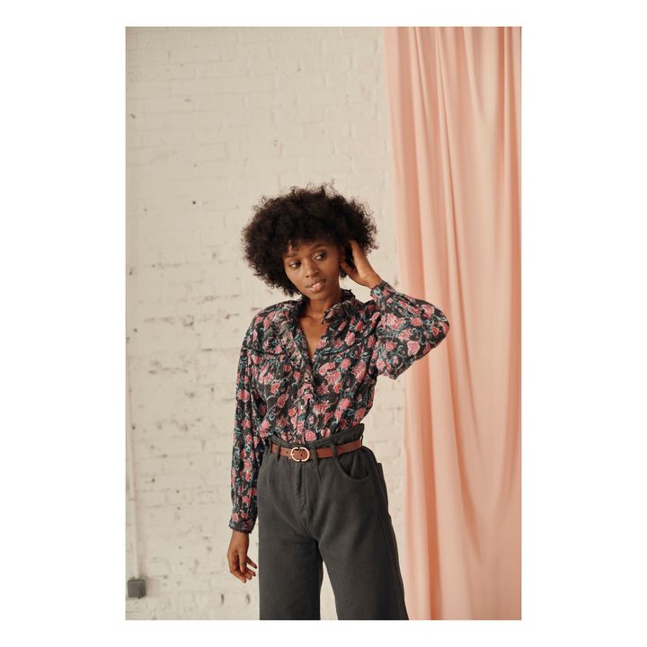 Lisoo Organic Cotton Blouse - Women’s Collection - Nachtblau- Produktbild Nr. 3