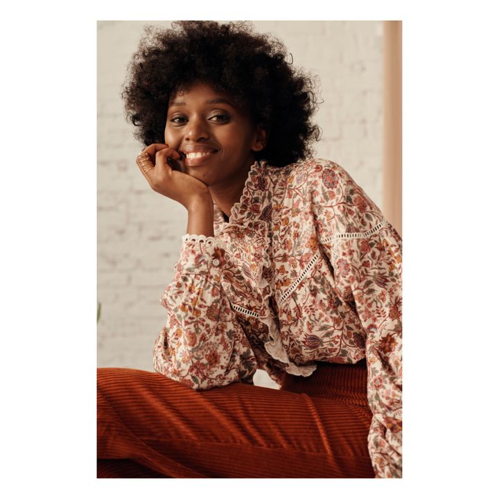Lisoo Organic Cotton Blouse - Women’s Collection - Seidenfarben- Produktbild Nr. 1