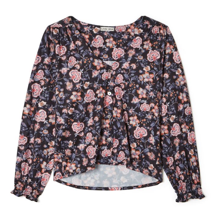 Lorie Recycled Polyester Pyjama Top - Women’s Collection | Gris Antracita- Imagen del producto n°0