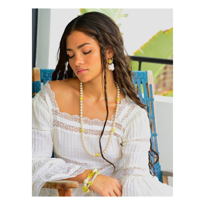 Big Smile Bracelet | Bianco- Immagine del prodotto n°4