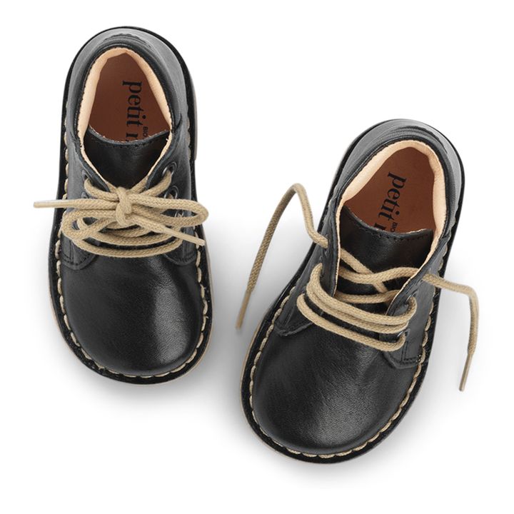 Schnürstiefeletten Classic | Schwarz- Produktbild Nr. 1