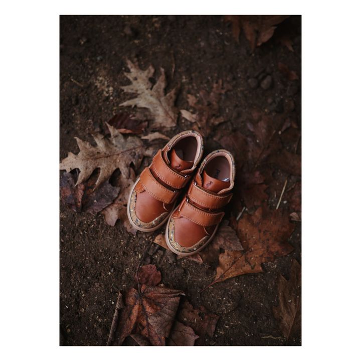 Zapatillas altas con velcro | Coñac- Imagen del producto n°2