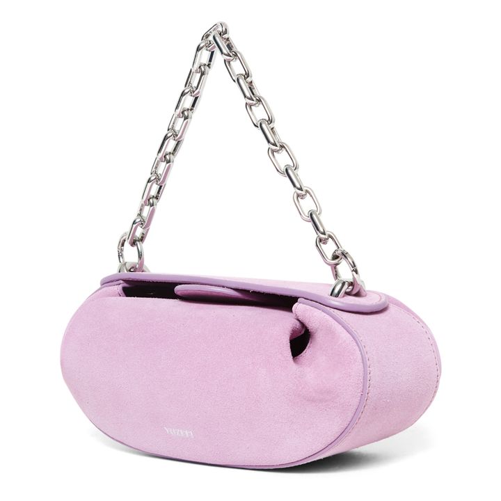 Dinner Roll Suede Bag | Violeta- Imagen del producto n°5