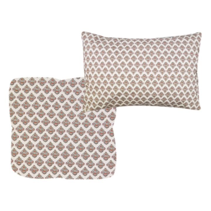 India Liberty Print Bed Set Burgundy- Product image n°0