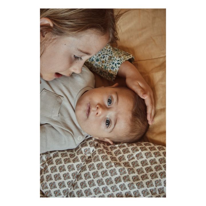 India Liberty Print Duvet Burgundy- Product image n°1