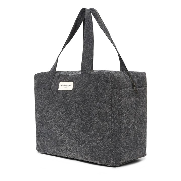 Sac 24h Célestins en coton recyclé Dark Snow- Image produit n°1