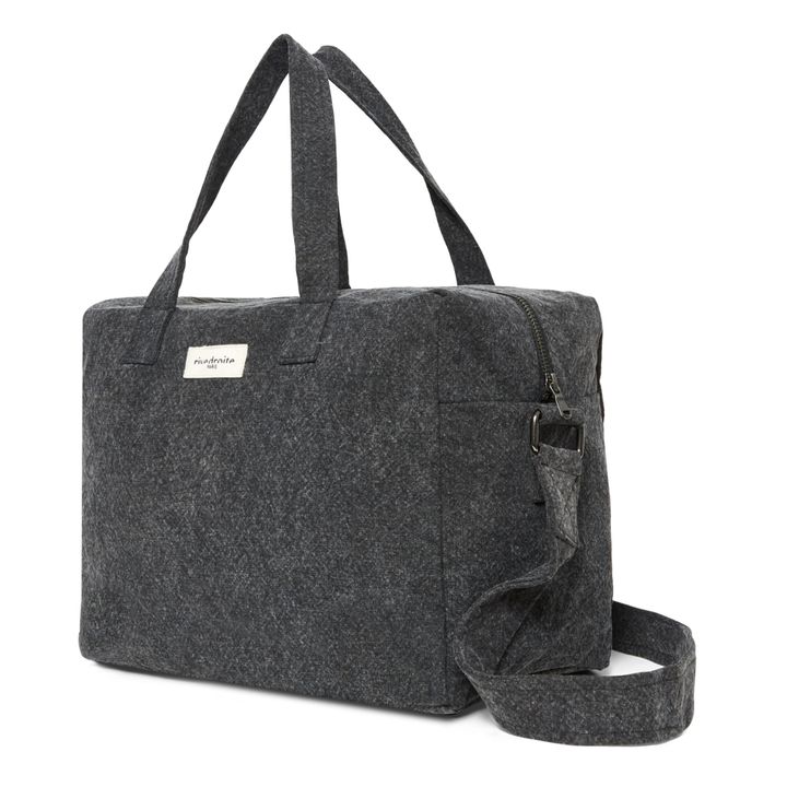 Borsa 24h Sauval in cotone riciclato | Dark Snow- Immagine del prodotto n°1