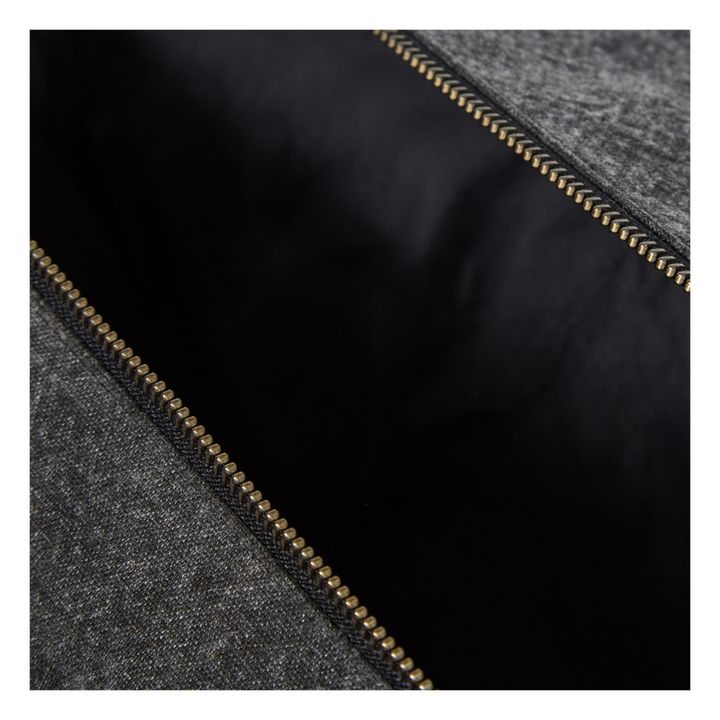 Sac 24h Sauval en coton recyclé Dark Snow- Image produit n°3