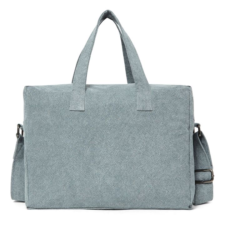 Sac 24h Sauval en coton recyclé | Grey Snow- Image produit n°2