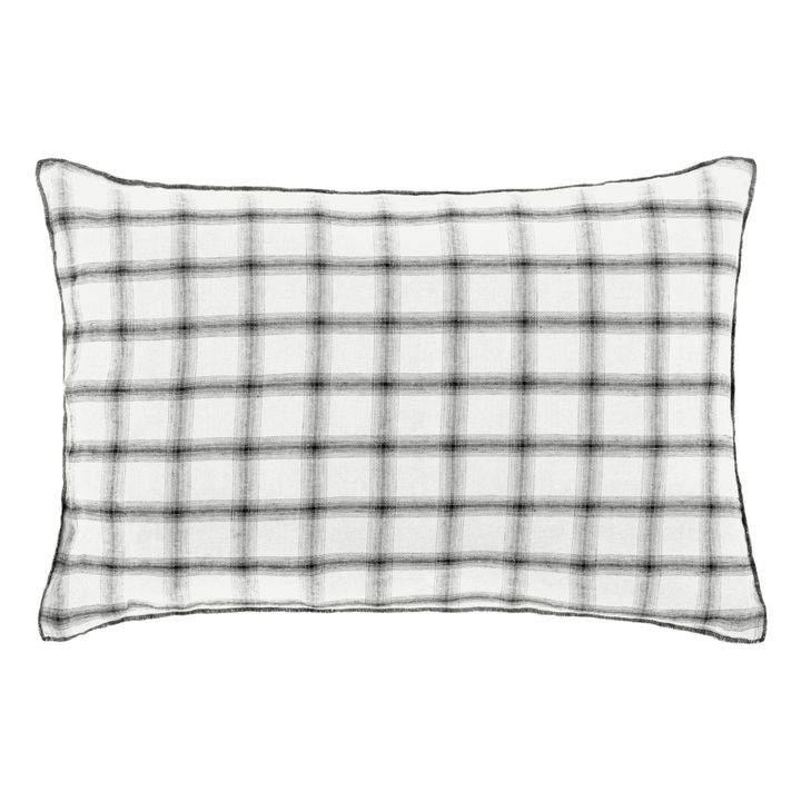 Highlands Washed Linen Pillowcase | Blanco- Imagen del producto n°3
