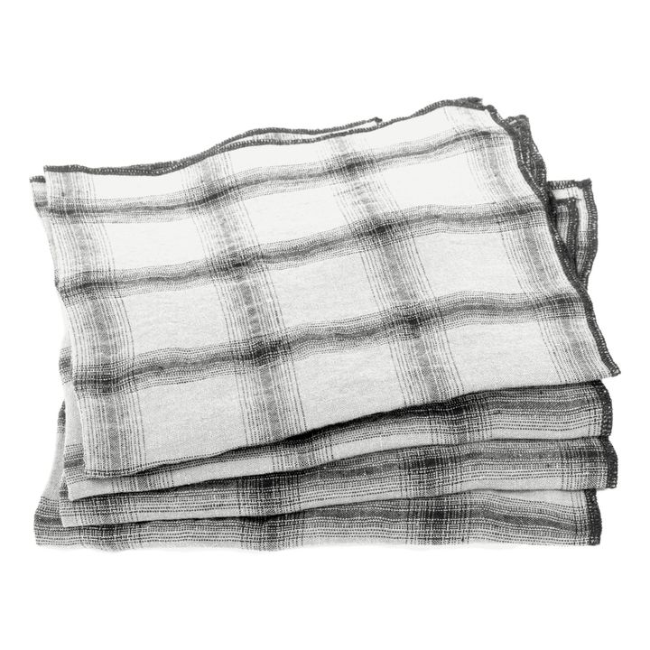 Highlands Washed Linen Napkins - Set of 4 | Weiß- Produktbild Nr. 0