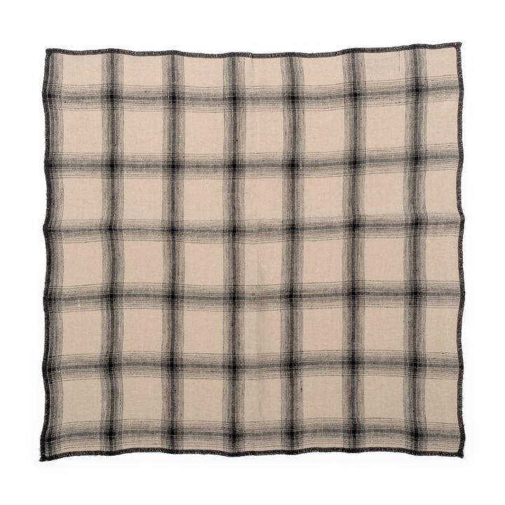 Serviettes de table Highlands en lin lavé - Set de 4 | Beige rosé- Image produit n°1