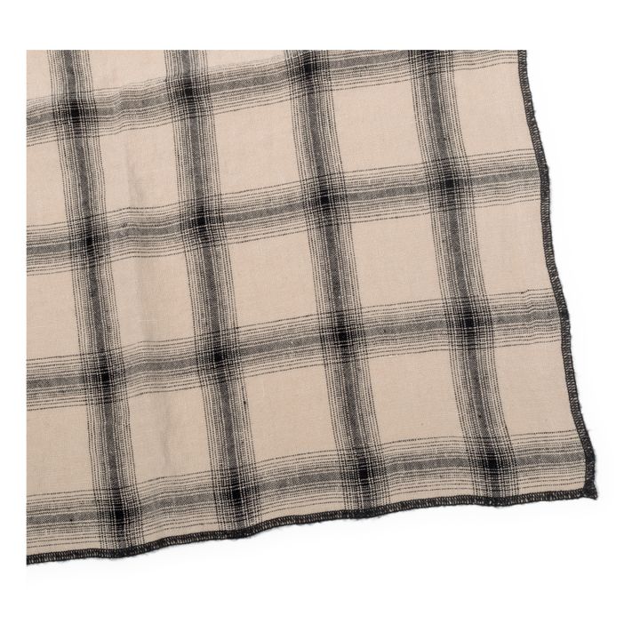 Serviettes de table Highlands en lin lavé - Set de 4 | Beige rosé- Image produit n°2