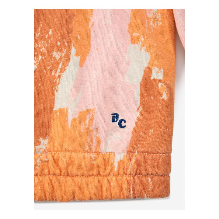 Organic Cotton Camouflage Oversize Sweatshirt - Women’s Collection - Orange- Product image n°3