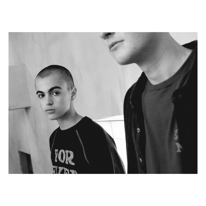 Forever Now Organic Cotton Sweatshirt - Women’s Collection - Charcoal grey- Product image n°3