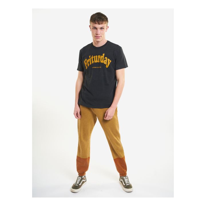 Friturday Organic Cotton T-shirt - Adult Collection | Gris Antracita- Imagen del producto n°3