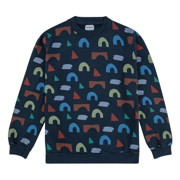 Playful Organic Cotton Sweatshirt - Adult Collection | Azul Marino- Imagen del producto n°0